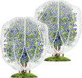 2 Pack Fruit Tree Netting Covers with Zipper & Drawstring – Ultra Fine Mesh Plant Protection Bags for Birds, Deer, Bugs & Garden Pests, 4 x 5 FT