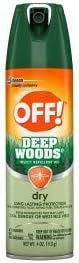 OFF! Deep Woods Dry Spray Long Lasting Protection (Pack - 6)