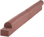 Playsafer 4' Flexible Interlocking Rubber Edging for Playgrounds (2 Pack, Terra Cotta)