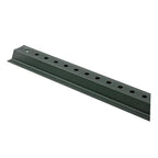 U-Channel Sign Post/Delineator Post, 6-Foot Green Painted, 1.12 lb/ft Steel, Pre-Drilled Holes (1)