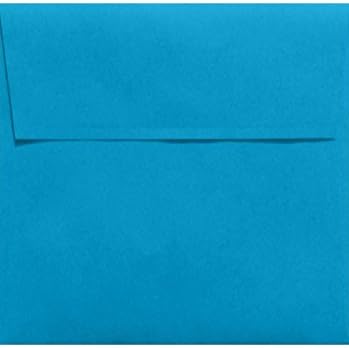 LUXPaper Square Invitation Envelopes | Peel & Press | 7" x 7" | Pool Blue | 80lb. Text | 50 Qty
