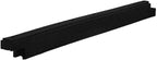 Playsafer Rubber Playground Border Edging Kit, 6' Flexible Heavy Duty Rubber Interlocking Playground Timber, No Dig Easy to Install (Black, 8 Pack)