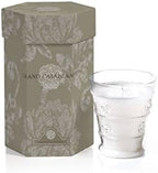 Zodax Grand Casablanca Glass Jar Scented Candle Trio for Home Decor - Ideal for Kitchen and Bathroom - Makes a Great Gift for Women and Men - Tahitian Gardenia - 8.3 Oz.