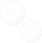 Luxshiny 2pcs Glass Bowl Candle Holders for Floating Candles and Hydroponic Plants, Elegant Minimalist Decorative Glass Bowls for Home Dinner Parties and Birthday Party Table Centerpieces