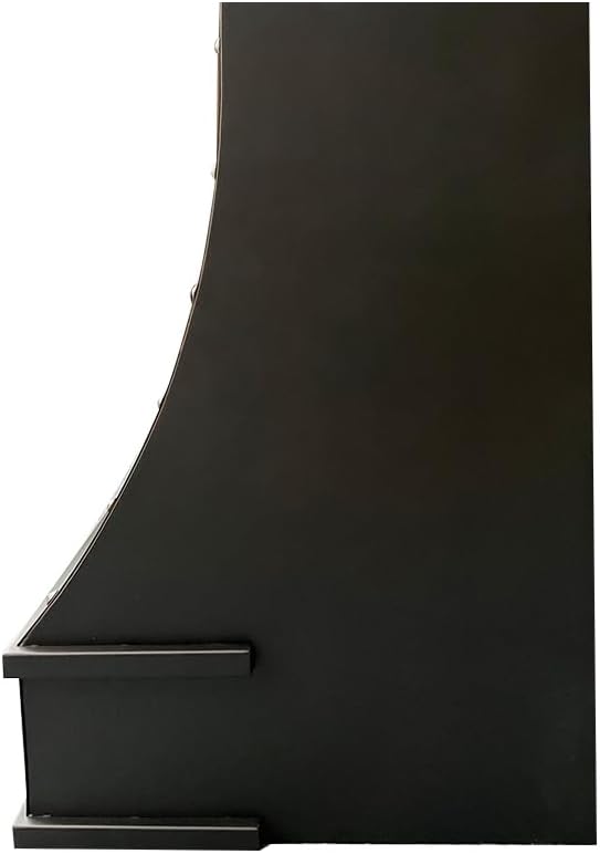 CT Copper Tailor Sloped Copper Vent Hood Wall Mount,54'' W,48''H,1260 CFM Exhaust Fan,Stainless Steel Vent,LED Light,Dishwasher-Safe Baffle Filters,VH8TR1