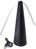 BUGGOFF Black Fly & Flying Insect Repellent Fan with Twin Blades, Table top & Hangable, Battery Powered USB C Chargeable, Cable Included. Safe Blades with Auto Stop. 4 Pack