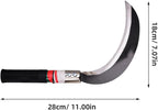 DOITOOL 2pcs Weeder Device Cutter Sickle Manganese Gardening Harvest Steel Grass Hook Reaping Tool Chopping Manual Multipurpose Tree