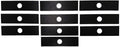 10 Pack Edger Blades for EGO 56V Edger, 8x2-1 Inch Center Hole, Fits Models EA0800 ME0801 ME0800