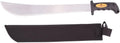 Edward Tools 18” Machete with Sheath - High Carbon Steel Blade Machete for Yard Work, Cutting Trees and Brush, Camping, Gardening - Heavy Duty Nylon Sheath with Belt Loop - Ergonomic Rubber Handle