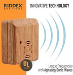 Riddex Sonic Plus Ultrasonic Pest Repeller, Plug in with Outlets for Indoor Use - Insect Repellent - Bug Repellents for Home Defense - Protect Against Rodents and Insects (3 Pack Wood)