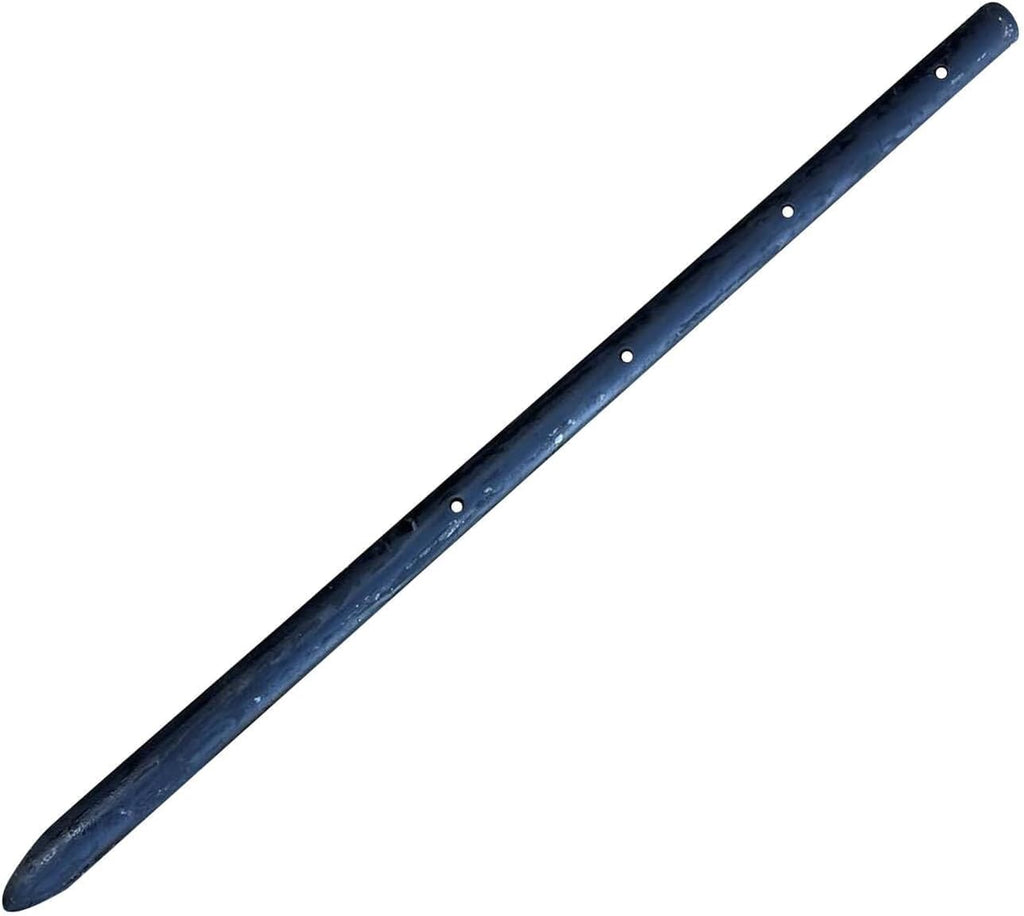 Sandbaggy Round Steel Concrete Form Stakes with Nail Holes - Rust Resistant Coating - Removable, Reusable (100, 3/4 in X 18 in)