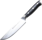 KANKA Steak Knives Set of 4 – German Stainless Steel Knife Set with 5" Blades & G10 Fiberglass Handle – Dishwasher Safe – Premium Steak Knife Gift Box