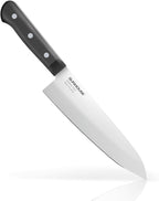 Sunhouse Chef Knife, 7.5 Inch High Carbon Stainless Steel Sharp Kitchen Knife with Ergonomic Handle, Ultra-durable 2-layer Molded Handle, A Useful Chef Gift for Mom and Dad