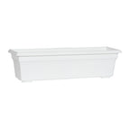 Root & Vessel 16242 Countryside Flower Box Planter, White, 24-Inch