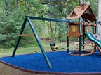 Playsafer 4' Flexible Interlocking Rubber Edging for Playgrounds (Terra Cotta, 6 Pack)