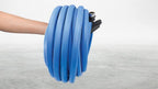 BluSeal Hot/Cold Water Rubber Garden Hose, 100% Rubber, Ultra-Light, Super Strong, 500 PSI, 50F to 190F Degrees, High Strength Polyester Braided (3/4" x 15')