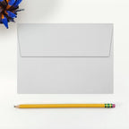 LUXPaper A7 Invitation Envelopes | Peel & Press | 5 1/4" x 7 1/4" | Gray | 80lb. Text | 100% Cotton | 50 Qty