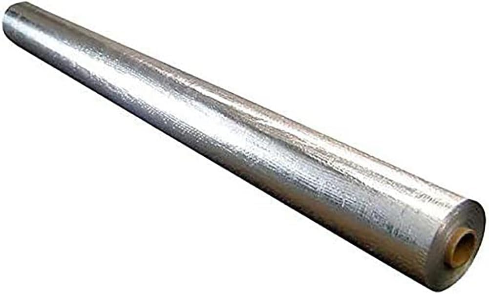 Super Shield Highly Reflective Aluminum Mylar Film Insulation Roll (Solid) for Saunas, Grow Rooms, Crawlspace Encapsulation, and More. (Class 1 Class A ASTM Fire Rated) (4FT X 10FT)