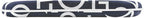 SleepMan Outdoor 17"x16" Chair Cushions with Ties Set of 4, Water Resistant All Weather U-Shape Seat Pads for Patio Garden Furniture Indoor Fade Resistant Patio Cushions (Blue Geo)