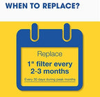 Aerostar 16.5x21.5x1 MERV 8 - 6 Count - High Efficiency Pleated HVAC, Furnace & Air Conditioner Filters - Removes Dust, Lint, Mold & Allergy-Causing Pollen