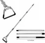 Hoe Garden Tool, Scuffle Garden Hoe with Long Handle, Adjustable Hula Hoe for Easy Weeding (45 Inch)