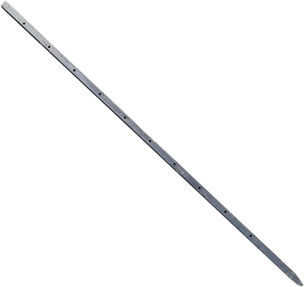 Sandbaggy 36" Square Steel Concrete Form Stakes with Nail Holes - 5/8" Wide - Rust Resistant Coating - Removable, Reusable - Construction Grade Stakes (10, 36 inch)