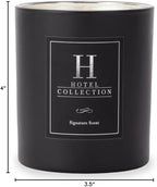 Hotel Collection - Sweetest Taboo Single Wick Classic Candle - Hotel Inpsired Luxury Candle - 90 - Hours Burn Time - Hints of White Woods, Pomegranate, and Peony - 14 oz - Black