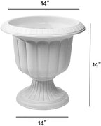 Classic Urn Planter, Stone, 14-Inch