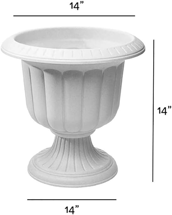 Classic Urn Planter, Stone, 14-Inch