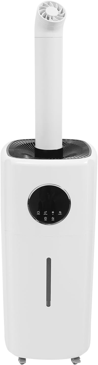 5.5Gal/21L Mist Whole House Humidifier, up to 3200 Sq Ft Large Room Air Cleaner For Home, Quickly & Evenly Humidify Larger Areas, Top Fill for Villas, Supermarkets, Offices