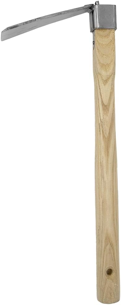Zenport J6-02 Hoe, 15-Inch Handle, 5 Inch Stainless Steel Blades, Beige - 3 Pack