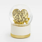 THINGS REMEMBERED Engraved Gold Mom Heart Musical Snow Globe (Free Customization), Plays Flower Song Music, Heartfelt Gift and Keepsake for Mom
