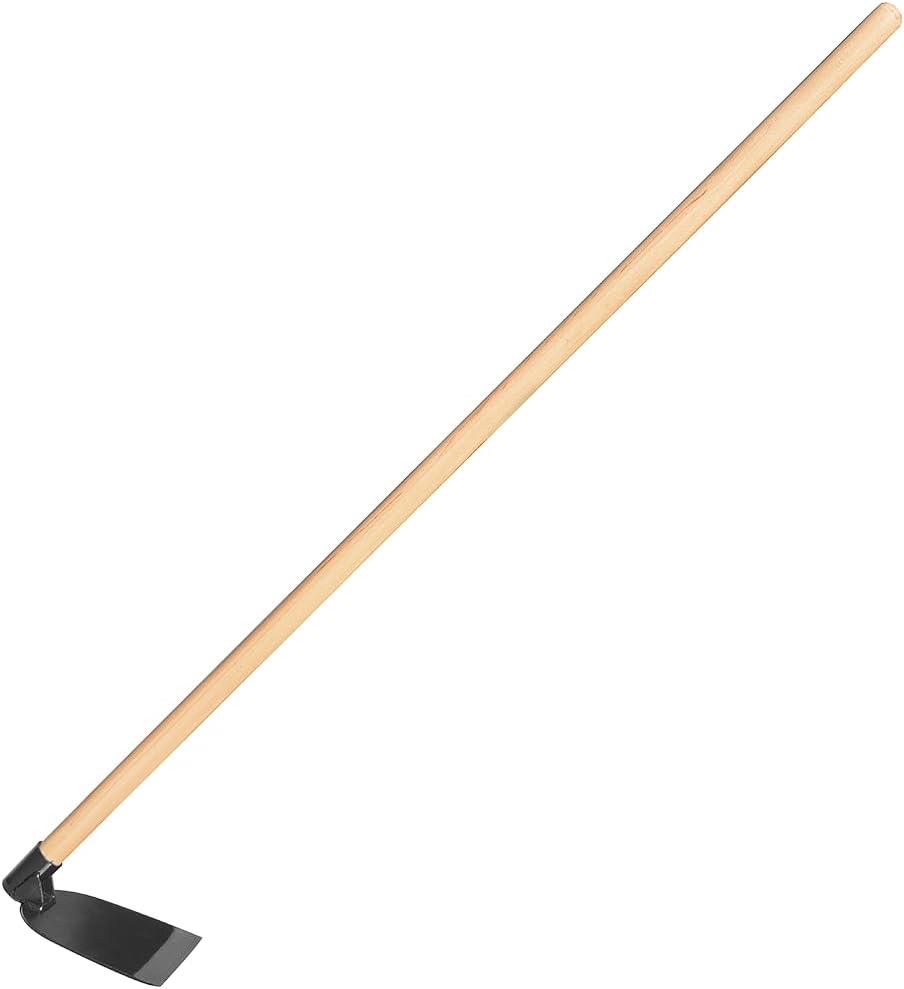 Zenport Hoe J6-208 with 53-Inch Wood Handle, Steel