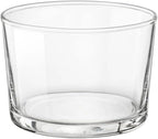 Bormioli Rocco Essential Decor Glassware – Set Of 12 Mini 7.5 Ounce Drinking Glasses For Water, Beverages ,Cocktails & Candle Holders – 7.5oz Clear Tempered Glass Tumblers