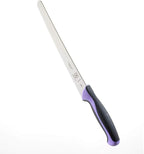 Mercer Culinary Millennia Color Handle Cutlery 10" Bread Knife (Wavy Edge Wide) Purple
