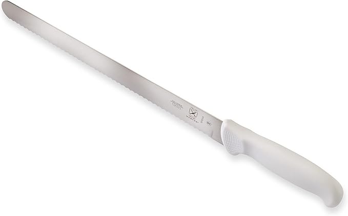Mercer Culinary Ultimate White 12" Wavy Edge Slicer Knife