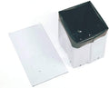 HORTIPOTS Grow Bag 7 Gallon Square Nursery Container Made of Black White Poly Films (25 Pieces per Pack)