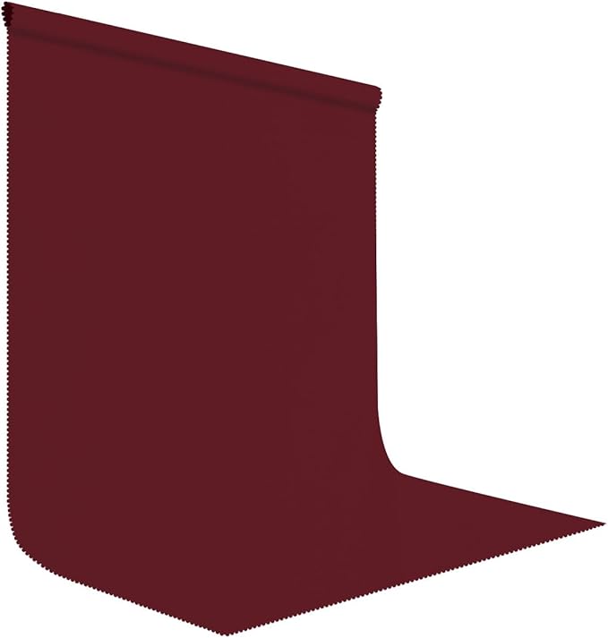 Wine Red Backdrop 5x7FT Screen Backdrop for Photography Photo Booth Photoshoot Background Screen Video Recording Parties Curtain