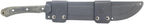 Condor K-Night Machete with 1075 High Carbon Steel Blade, Convex Grind, and Micarta Handle (Blasted Satin)