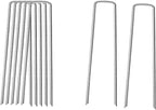 8 Gauge Ground Staples 4 Inch Landscape Staples 30Pack Metal Lawn Ground Barrier Cover Wire Heavy Duty U Stakes Pins