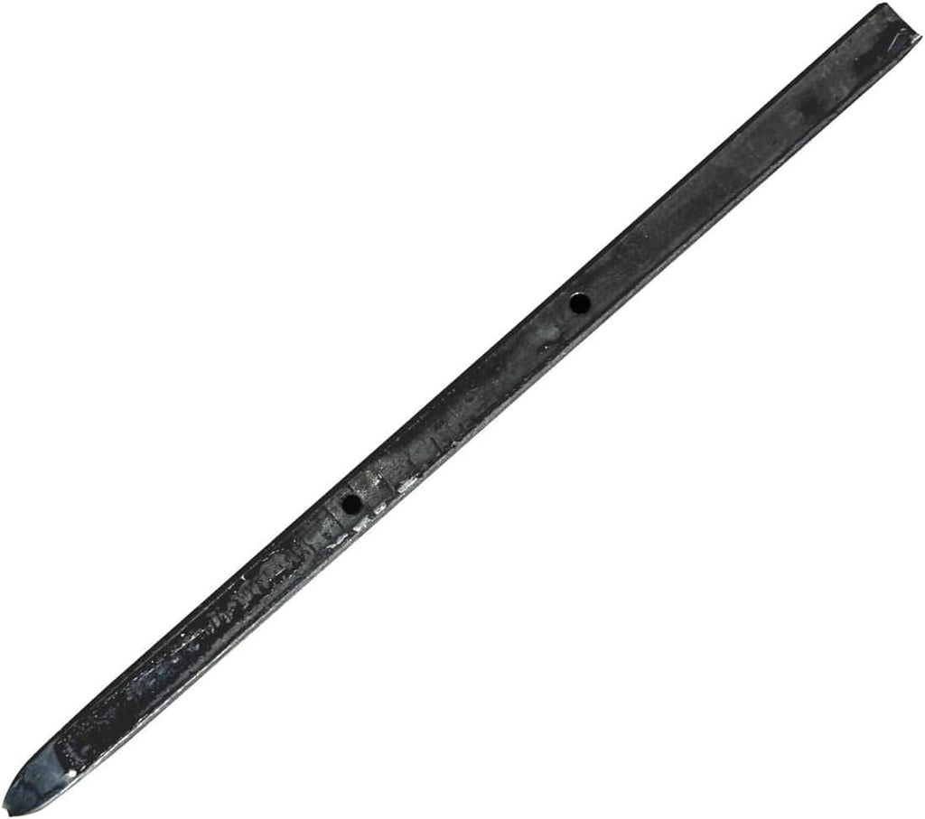Sandbaggy Square Steel Concrete Form Stakes with Nail Holes - 5/8" Wide - Rust Resistant Coating - Removable, Reusable - Construction Grade Stakes (12 inch, 5)