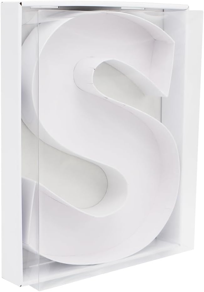 12" Fillable Cardboard Letter Charcuterie Gift Cupcake Box With Cover Sweets Packaging (S)