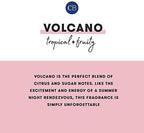 Capri Blue Volcano Scented Candles - Luxury Glass Jar Candles for Home Scented with Tropical Fruit & Sugared Citrus - Soy Wax Blend - Capri Blue Volcano - Blue Color (8 oz)