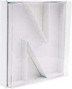 12" Fillable Cardboard Letter Charcuterie Gift Cupcake Box With Cover Sweets Packaging (N)