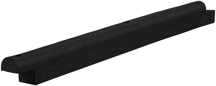 Playsafer 4' Flexible Interlocking Rubber Edging for Playgrounds (Black, 9 Pack)