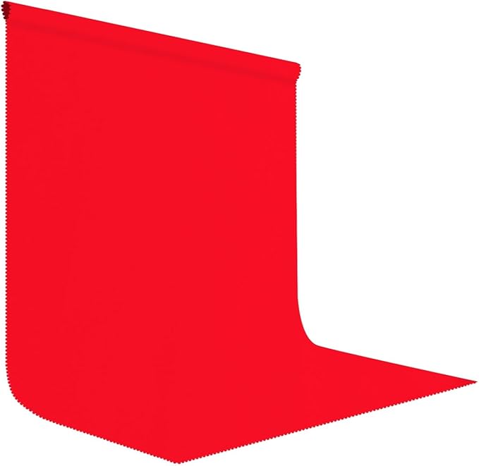 8x10FT Red Screen Backdrop for Photography Red Photo Booth Backdrop for Photography Background Video Recording Parties Curtain