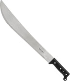 Zenport MP15 Machete with Sheath, 15-Inch, 15 Inch Carbon Steel Blades, Silver/Black