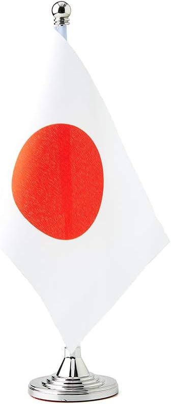 Japan Flag Japanese Flags, Small Mini Japanese Desk Flag, Used for Table Office Classroom Home Patriotic Events Decorations