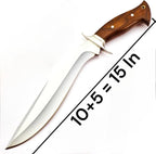 Poshland REG-234 Handmade Customised D2 Steel Kukri Knife - Exotic Wood Handle