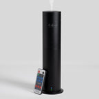 Aroma Scent Diffuser Starter Kit for Up to 1000SQ. FT. Coverage - 120ML Waterless Essential Aroma Scent Oil Included - Luxury Aroma Diffuser Ideal for Home, Office & Hotel (Black, Mirage)